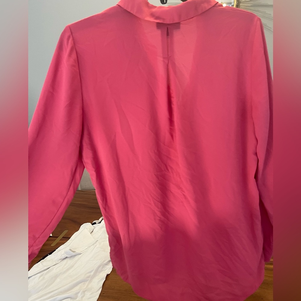 Pink button up blouse - Picture 4 of 5